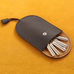 Compact Key Bag Car Key Bag PU Leather Functional Key Chain
