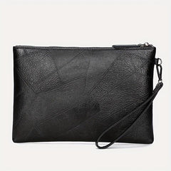 Street PU Soft Face Clutch Men's Purse Rivet Shoulder Bag