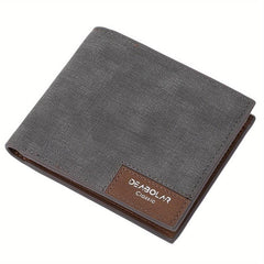 Men's Short Wallet Retro Youth Money Clip Coin Holder Purse