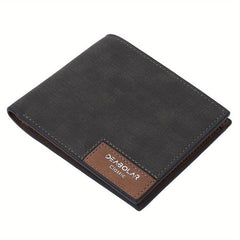 Men's Short Wallet Retro Youth Money Clip Coin Holder Purse