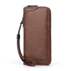 Business Casual Men's Clutch Bag Zipper Handheld Mid-length