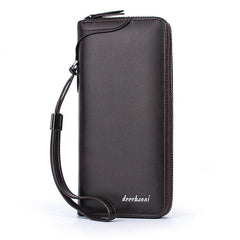 Business Casual Men's Clutch Bag Zipper Handheld Mid-length