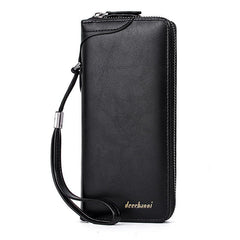 Business Casual Men's Clutch Bag Zipper Handheld Mid-length