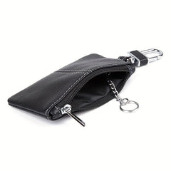 Men's Leather Key Bag Zipper Key Case Universal Function