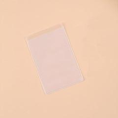 10pcs Portable Frosted PVC Card Holders Storage Bag