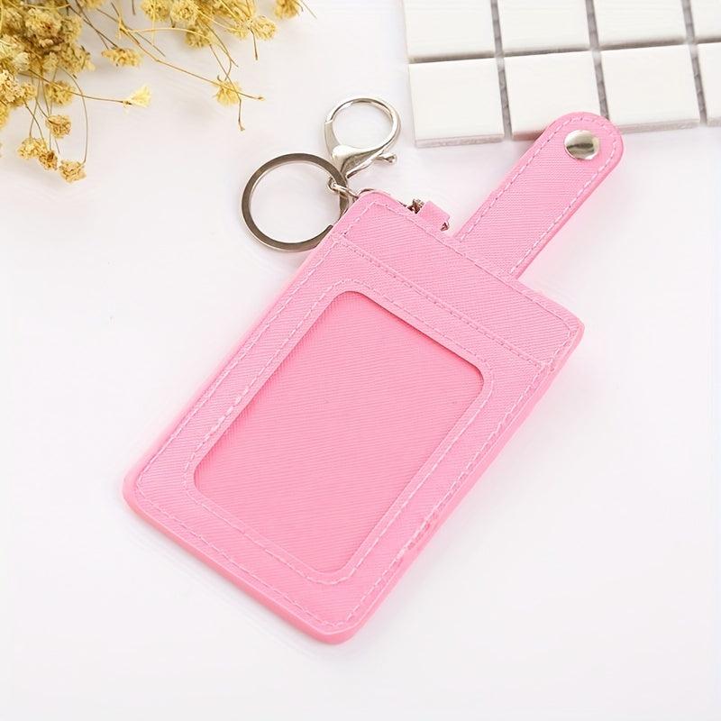 Casual Card Holder Bus Subway Transportation Card Holder Key Chain