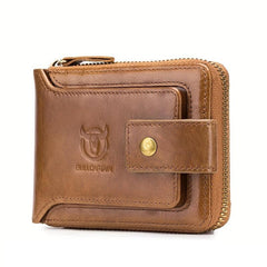Vintage Men's Leather Wallet RFID Blocking