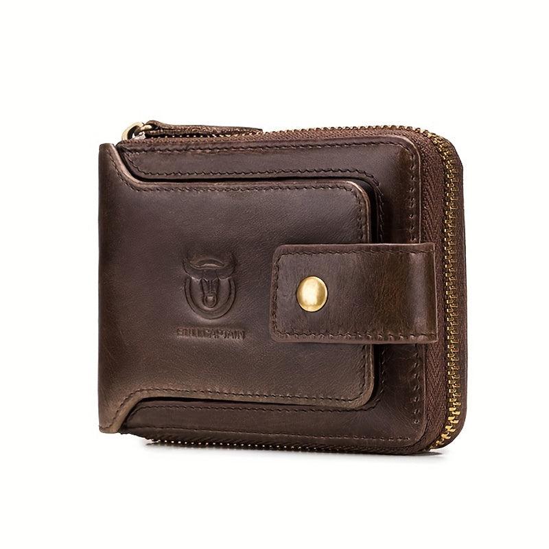 Vintage Men's Leather Wallet RFID Blocking