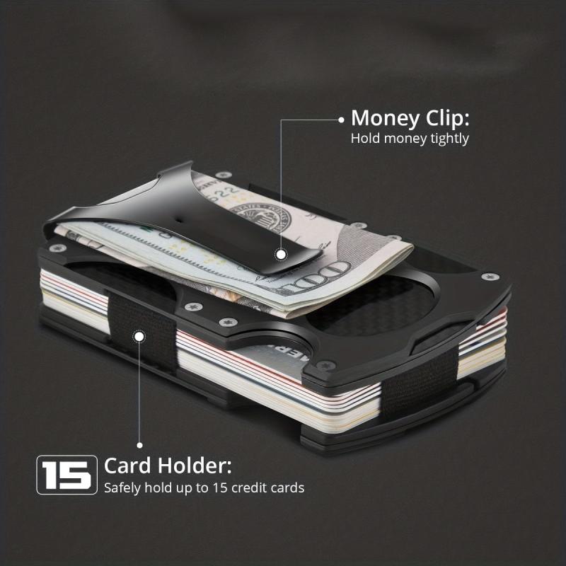 Aluminum Alloy Card Holder RFID Blocking Wallet Metal Slim Wallet