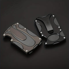 Aluminum Alloy Card Holder RFID Blocking Wallet Metal Slim Wallet