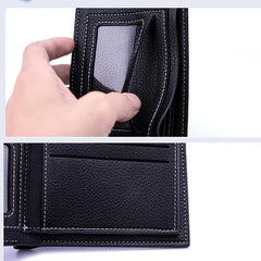 Men's Wallet Short Business Wallet Classic Horizontal Bag