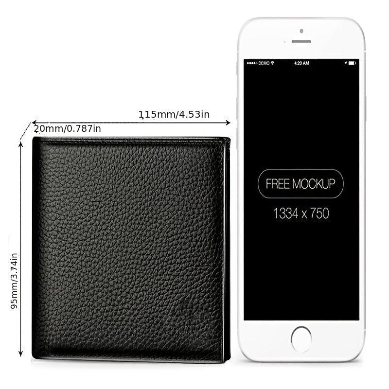 Men's Wallet Short Business Wallet Classic Horizontal Bag