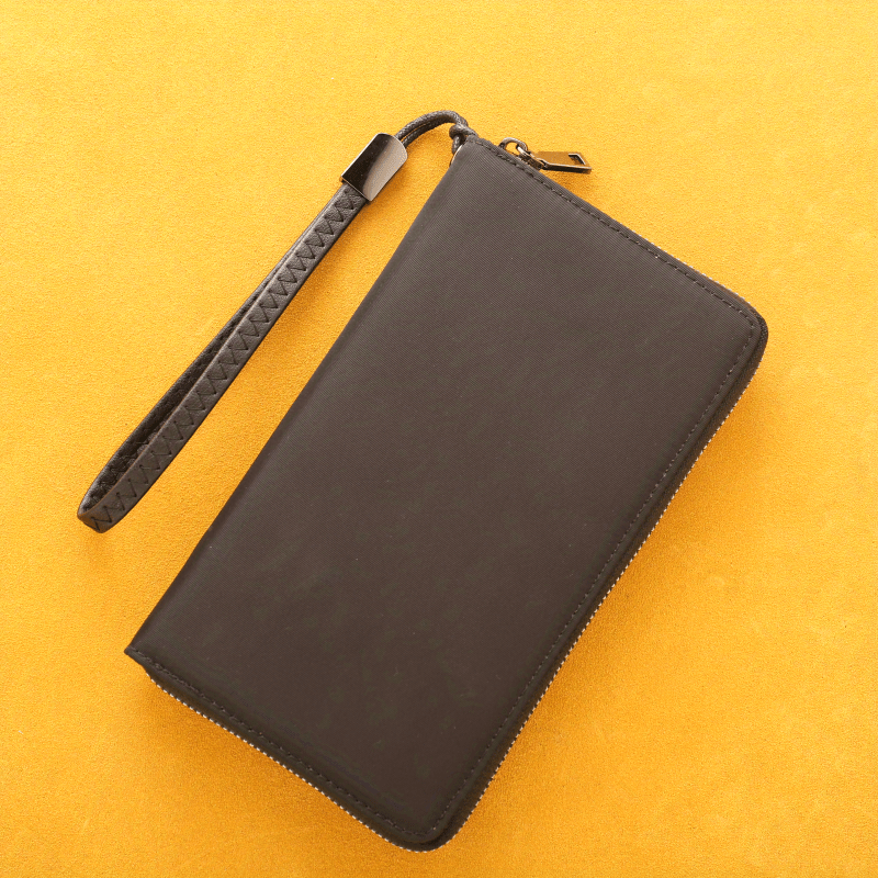 Men's Business Long Wallet 36 Card Slots Large Capacity Anti-degaussing Hand Bag