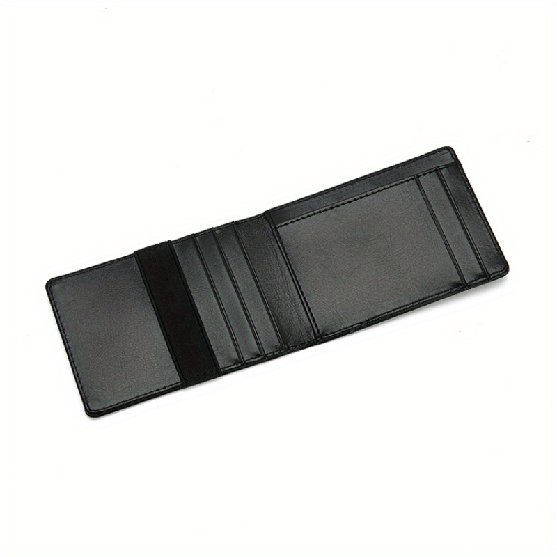 Men's Carbon Fiber Slim Wallet Front Pocket Bifold Credit Card Holder