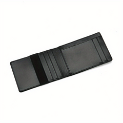 Men's Carbon Fiber Slim Wallet Front Pocket Bifold Credit Card Holder