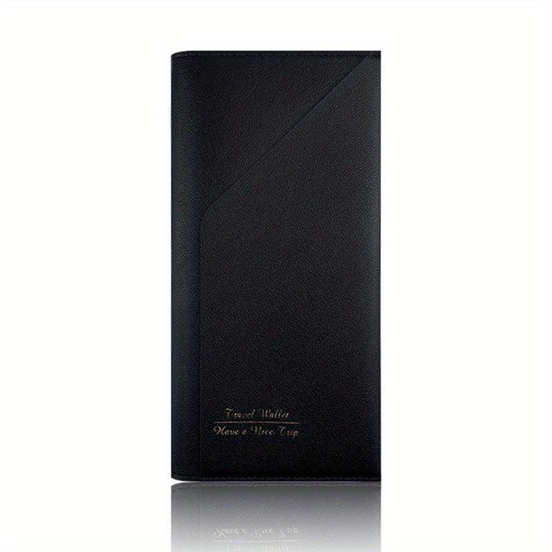 PU Passport Holder Travel Case ID Credit Card Cover Wallet