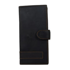 Leather Bifold Wallet 2 ID Windows Money Clip Card Holder