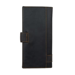 Leather Bifold Wallet 2 ID Windows Money Clip Card Holder
