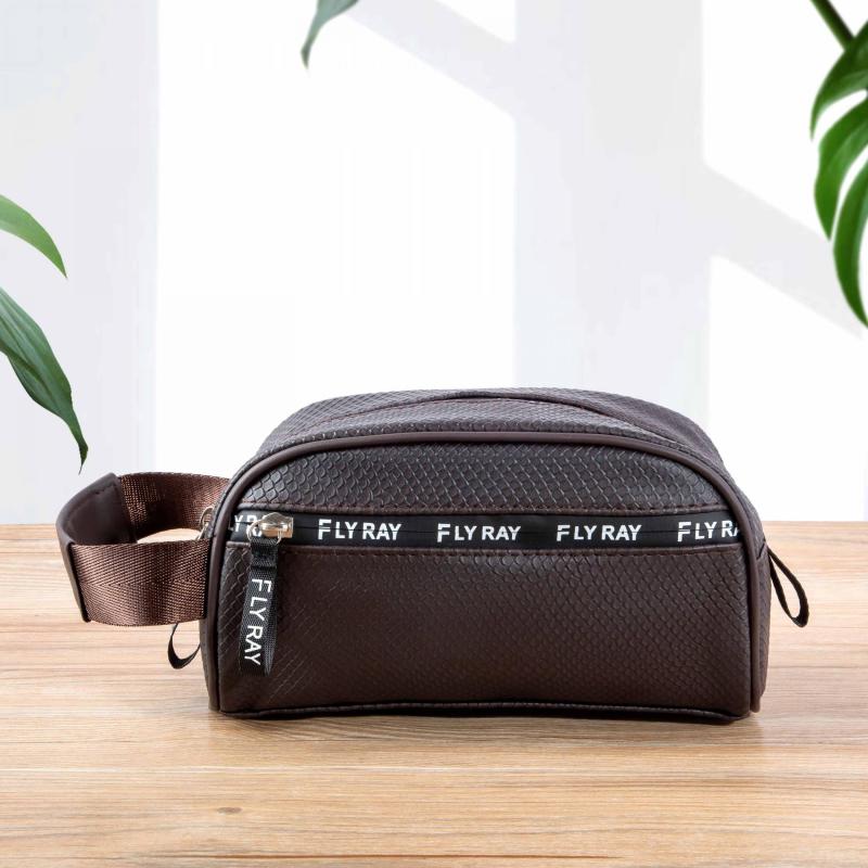 Men's Leather Clutch Bag Casual Travel Wallet