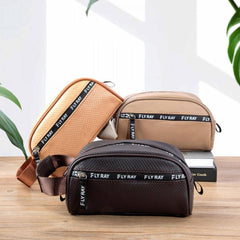 Men's Leather Clutch Bag Casual Travel Wallet