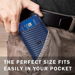 Men's Slim Leather Wallet RFID Blocking
