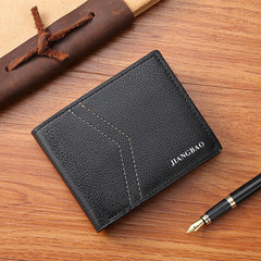 Men's Business Casual Short Leather Wallet