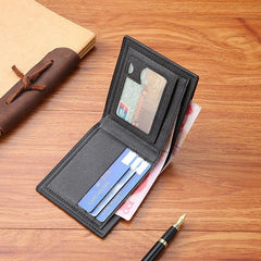 Men's Business Casual Short Leather Wallet