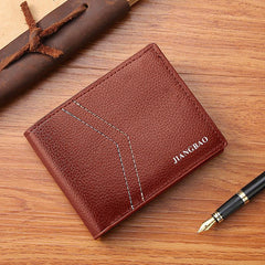 Men's Business Casual Short Leather Wallet