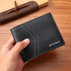 Men's Business Casual Short Leather Wallet