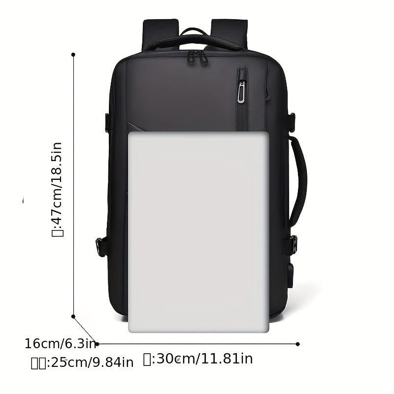 Large Capacity Expandable Backpack for Short-distance Travel