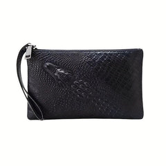 Men's Cowhide Clutch Bag Envelope Style Leather Clutch