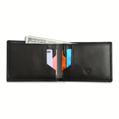 RFID Blocking Leather Money Clip Card Holder Purse
