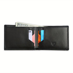 RFID Blocking Leather Money Clip Card Holder Purse
