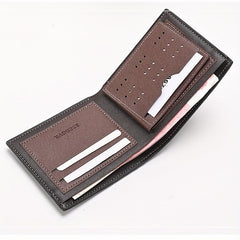 Men's Crocodile Pattern Leather Wallet Card Holder Purse