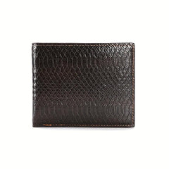 Men's Crocodile Pattern Leather Wallet Card Holder Purse