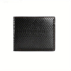Men's Crocodile Pattern Leather Wallet Card Holder Purse