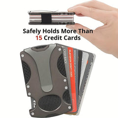 RFID Blocking Slim Carbon Fiber Wallet