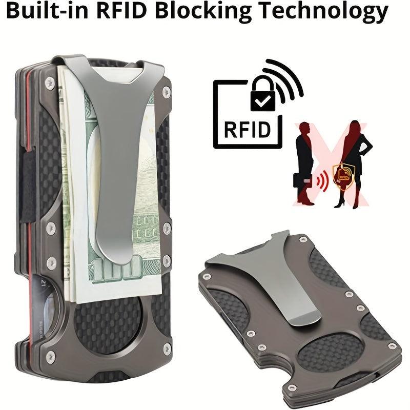 RFID Blocking Slim Carbon Fiber Wallet