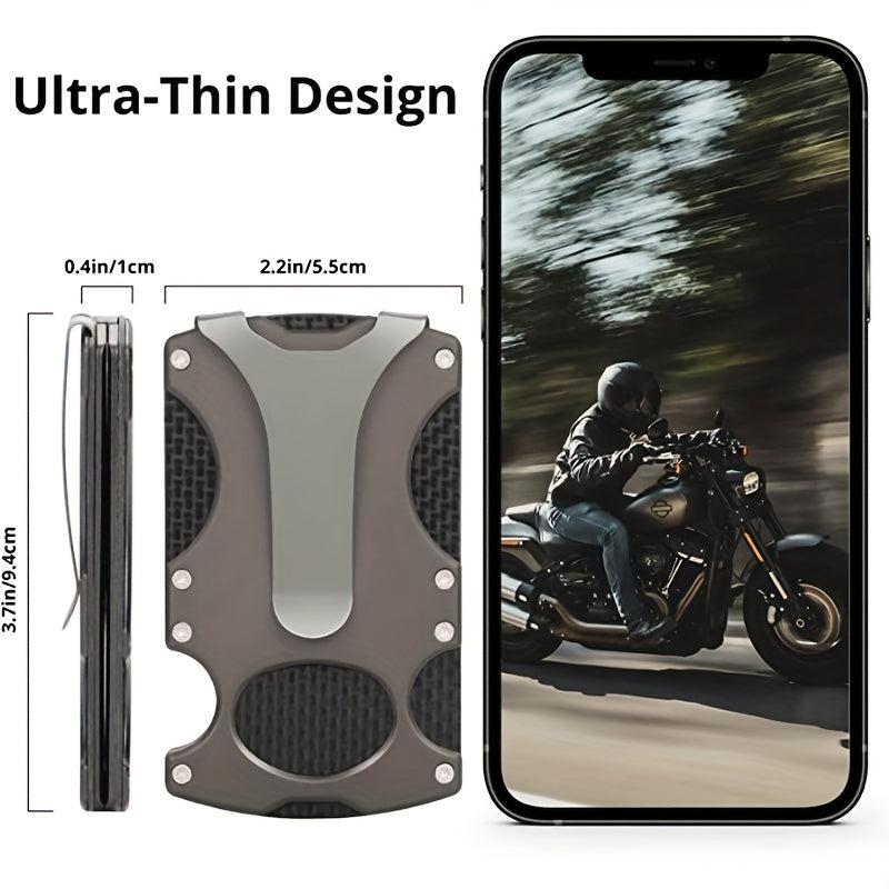 RFID Blocking Slim Carbon Fiber Wallet