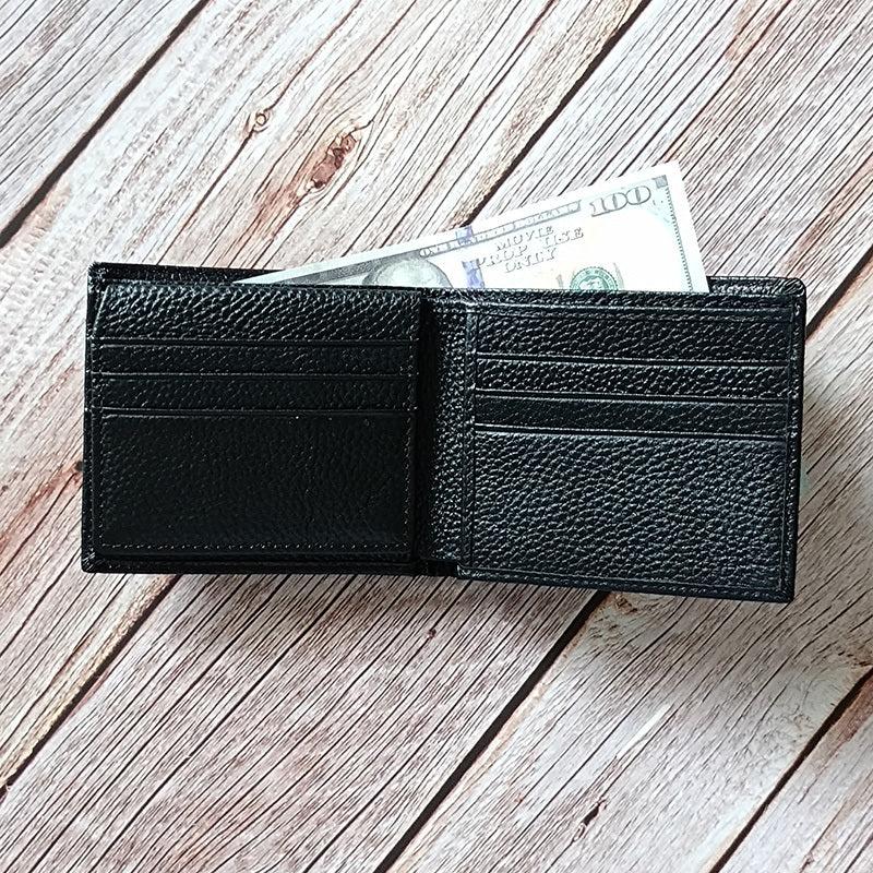 Men's RFID Blocking Wallet Leather ID Credit Card Holder