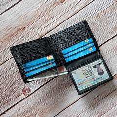 Men's RFID Blocking Wallet Leather ID Credit Card Holder