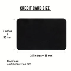 Engraved Aluminum Alloy Wallet Insert Card Love Note Romantic Gift