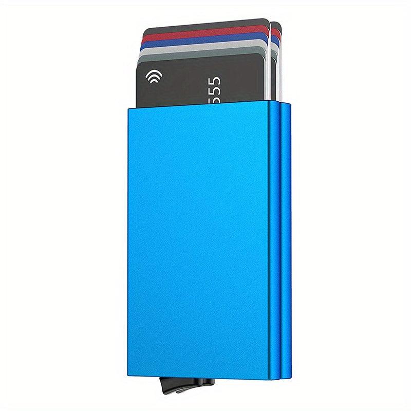 Men's Aluminum Credit Card Holder RFID Blocking Wallet