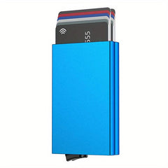 Men's Aluminum Credit Card Holder RFID Blocking Wallet