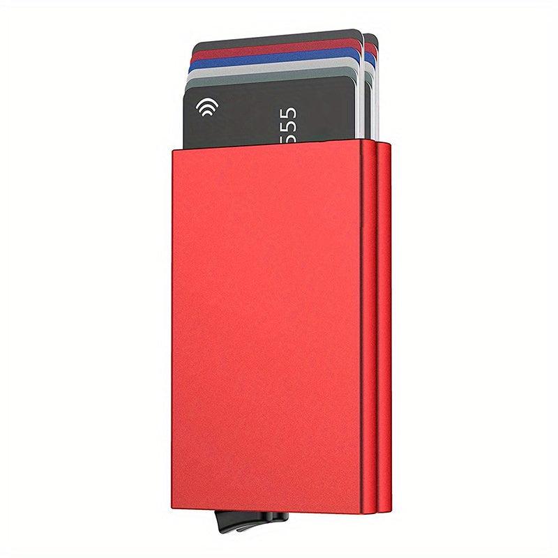 Men's Aluminum Credit Card Holder RFID Blocking Wallet