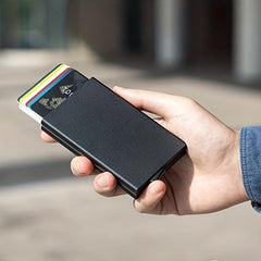Men's Aluminum Credit Card Holder RFID Blocking Wallet