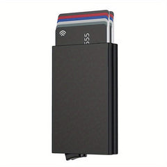 Men's Aluminum Credit Card Holder RFID Blocking Wallet