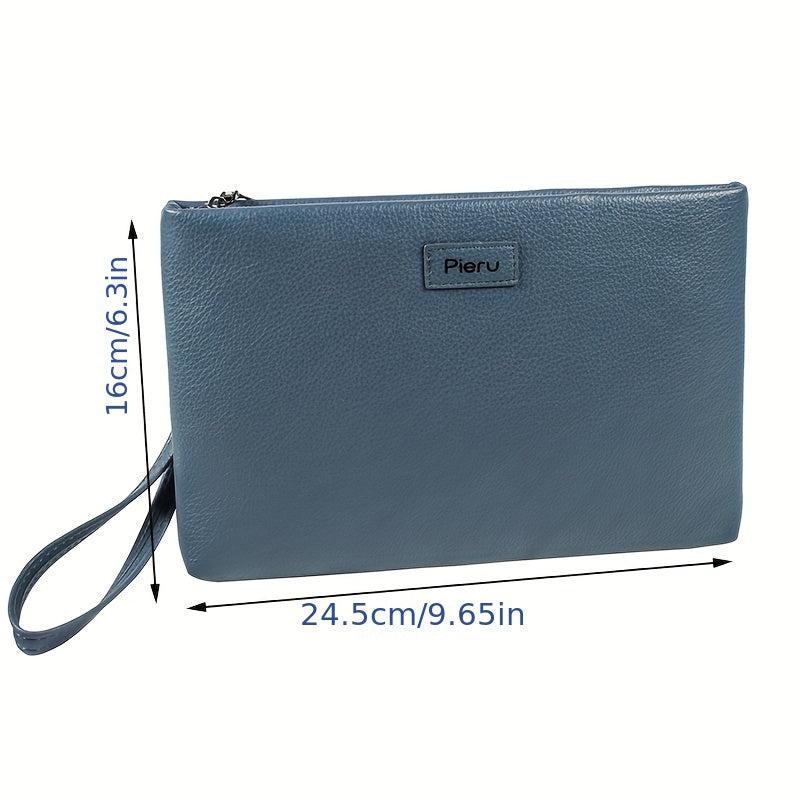 Men's Envelope Business Clutch Bag Large Capacity PU Clutch Bag