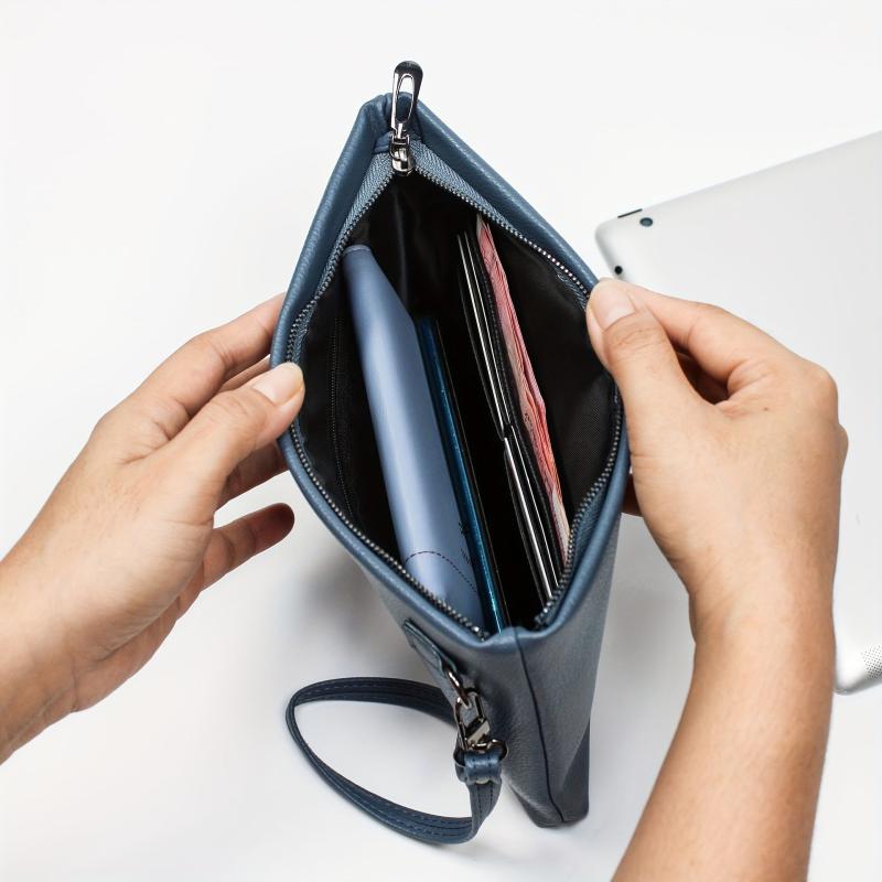 Men's Envelope Business Clutch Bag Large Capacity PU Clutch Bag
