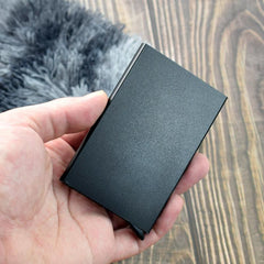 RFID Anti-Theft Smart Wallet Mini Metal Credit Card Holder